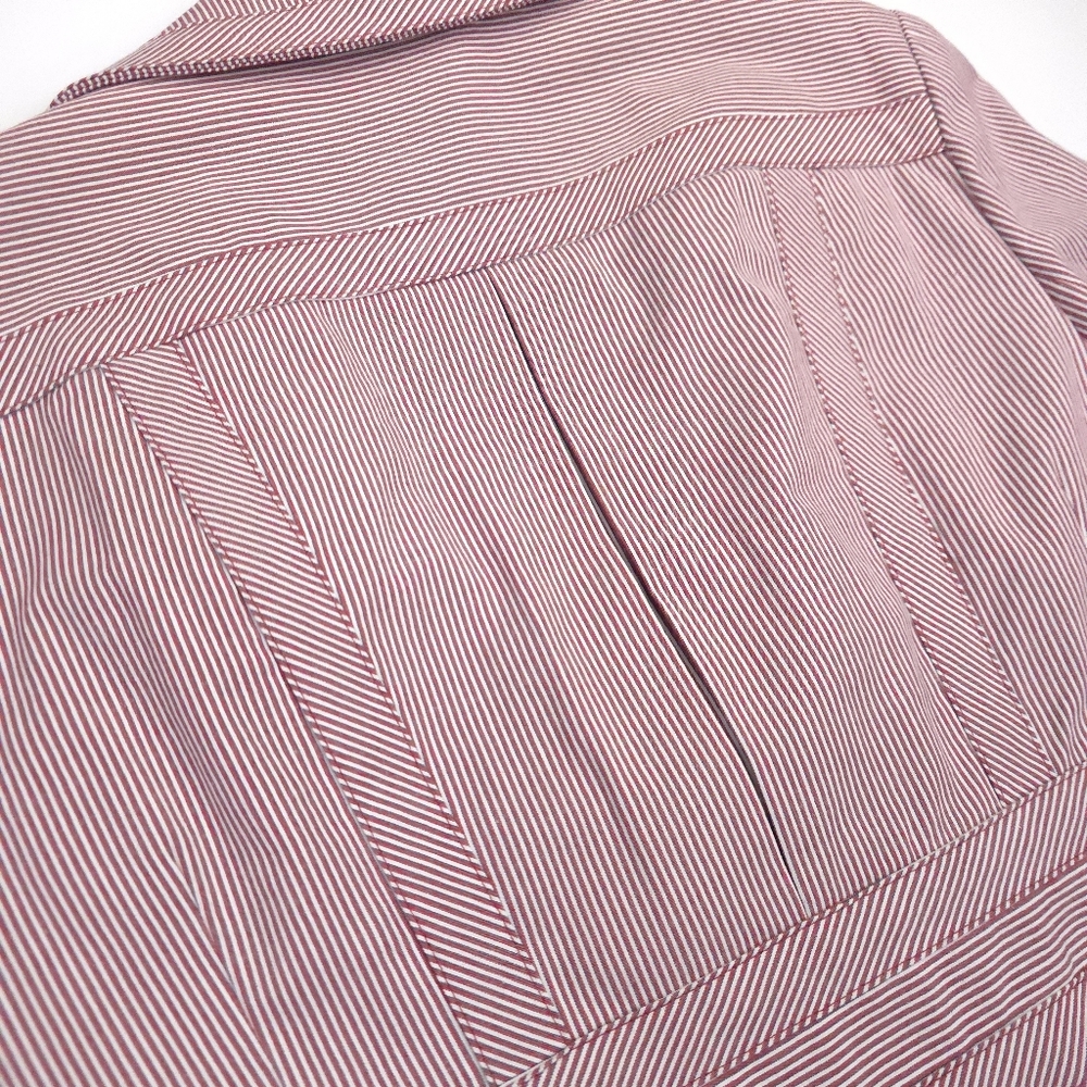New Nanette Lepor Red Striped Double-Breasted Designer Blazer Sz 10 - Picture 11 of 12